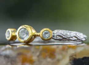 Пръстен с Аквамарин