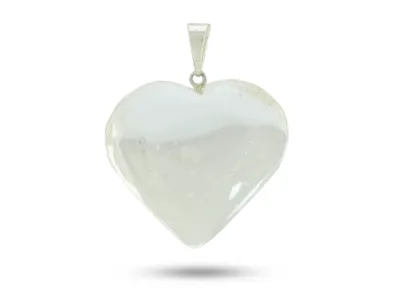 Висулка Сърце от Планински Кристал
